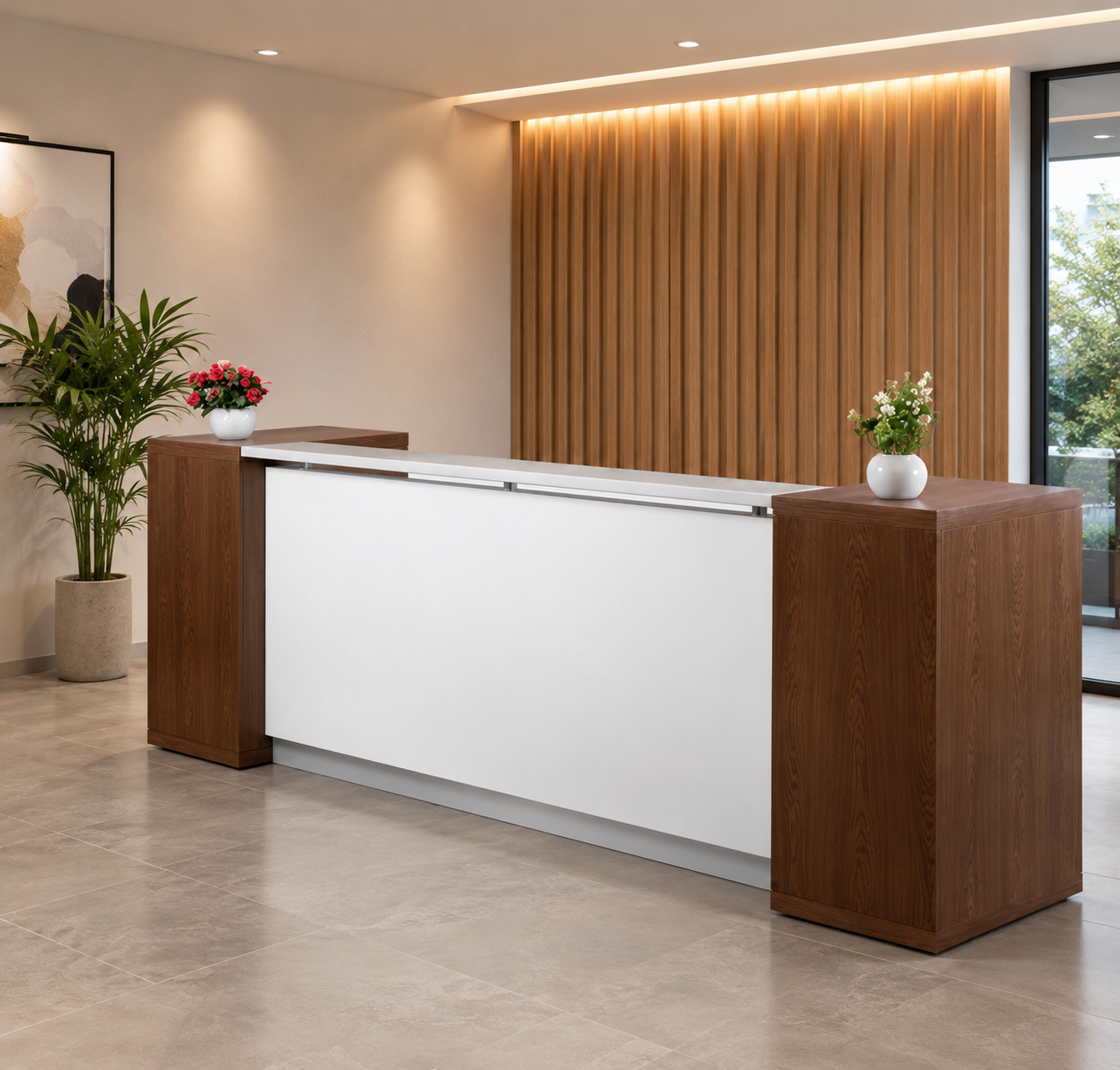 Reception counter
