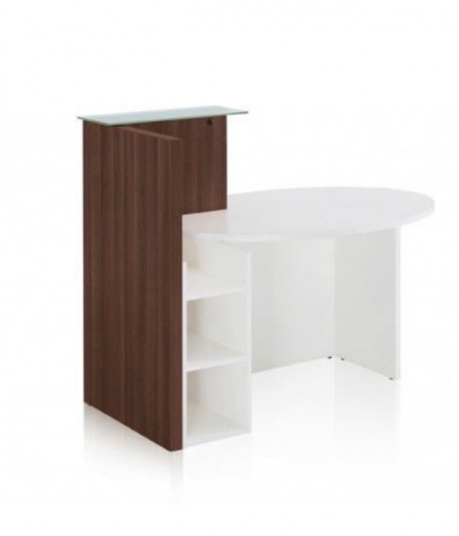 Reception counter, counter table, reception table