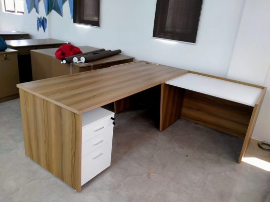 Executive table, L shaped desk, office table, office furniture