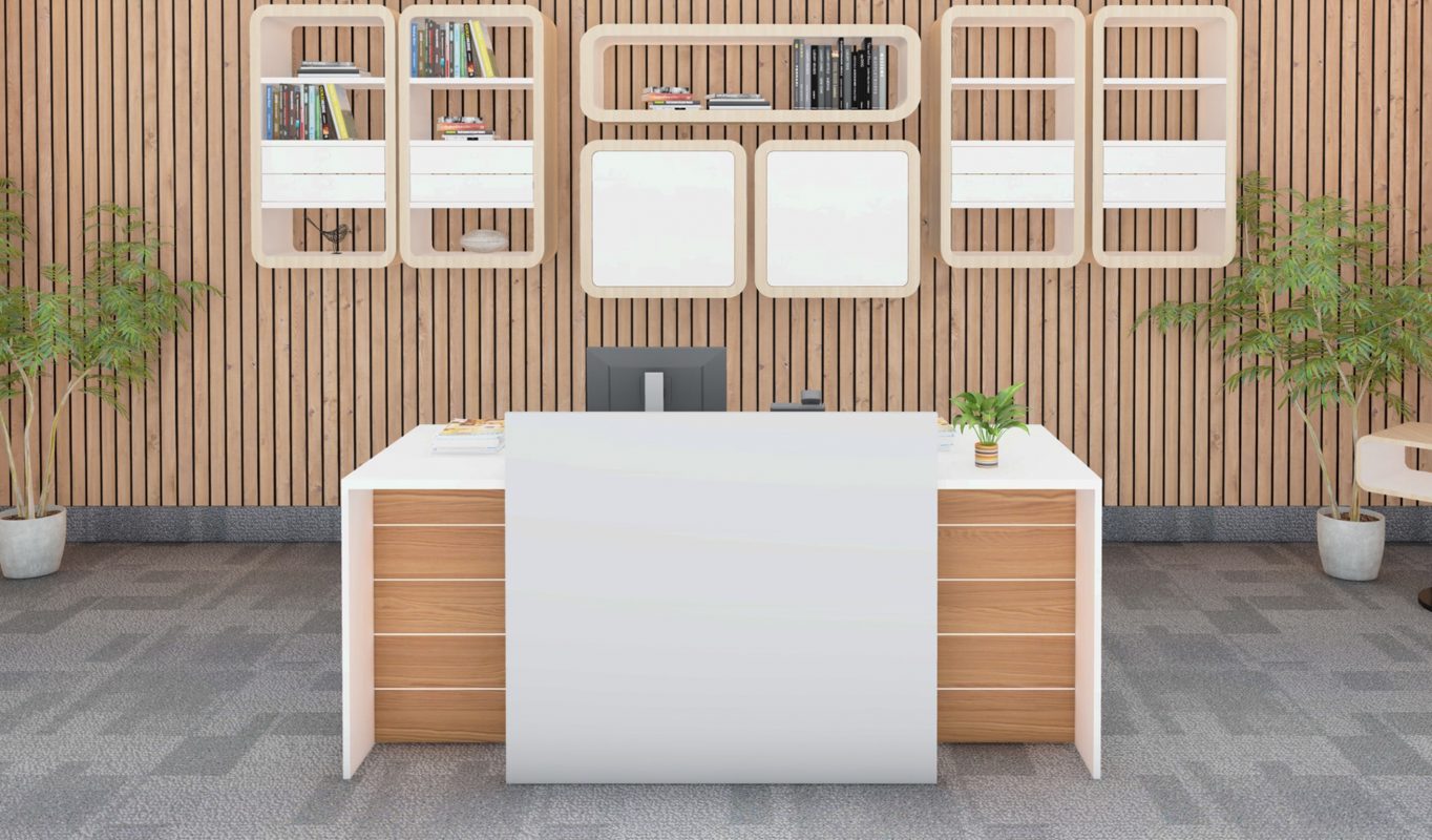 Welcoming Office Reception Area with Stylish Furniture - Manila Office ...